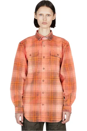 NotSoNormal Mujer, Blusas y Camisas, Naranja, Talla: S