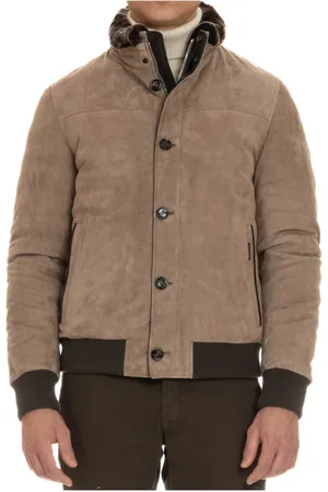 MOORER Hombre, Chaquetas, Gris, Talla: M