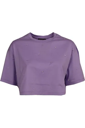 Dondup Mujer, Camisetas, Púrpura, Talla: L