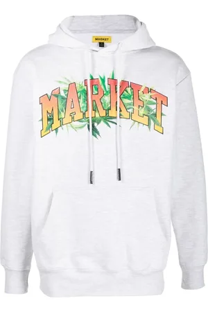 MARKET Hombre, Sudaderas, Gris, Talla: M