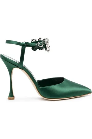 Manolo Blahnik Mujer, Zapatos, Verde, Talla: 36 EU