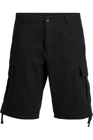 JACK & JONES Hombre, Pantalones cortos, Negro, Talla: S