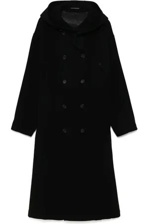 YOHJI YAMAMOTO Hombre, Abrigos, Negro, Talla: L