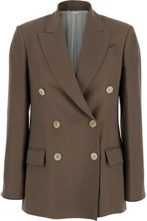 Brunello Cucinelli Mujer, Chaquetas, Marrón, Talla: S