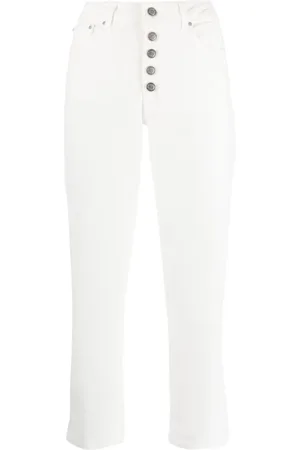 Dondup Mujer, Pantalones, Blanco, Talla: W29