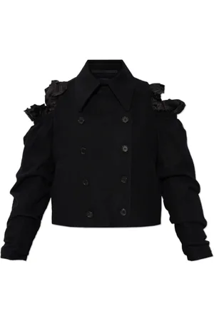 Comme des Garçons Mujer, Chaquetas, Negro, Talla: M