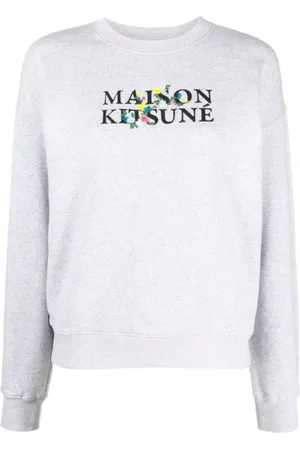 Maison Kitsuné Mujer, Sudaderas, Gris, Talla: XS