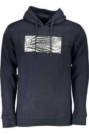 Roberto Cavalli Hombre, Sudaderas, Azul, Talla: S