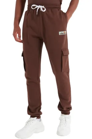 Ellesse Hombre, Pantalones, Marrón, Talla: XS