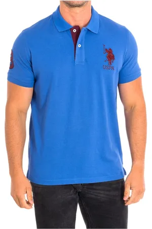 U.S. Polo Assn. Hombre, Camisetas, Azul, Talla: M