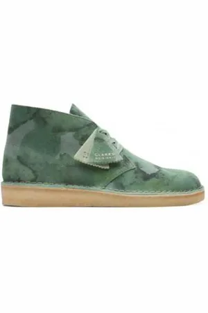 Clarks Hombre, Zapatos, Verde, Talla: 40 EU