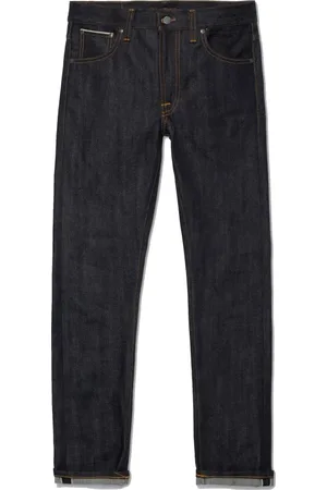 Nudie Jeans Hombre, Vaqueros, Negro, Talla: W30 L32