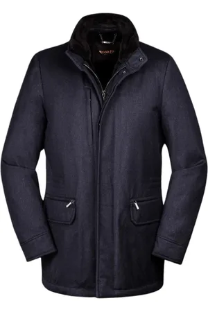 MOORER Hombre, Chaquetas, Azul, Talla: M