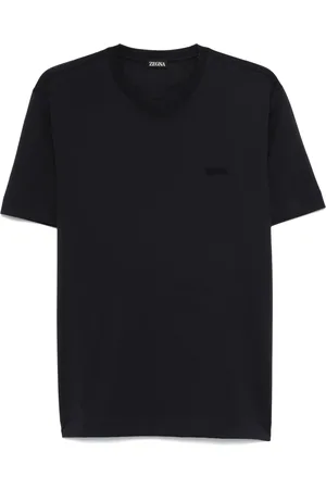 Ermenegildo Zegna Hombre, Camisetas, Azul, Talla: L