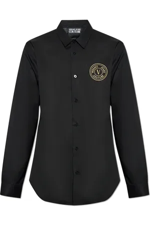 VERSACE Hombre, Camisas, Negro, Talla: S
