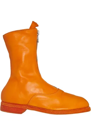 GUIDI Mujer, Zapatos, Naranja, Talla: 39 EU