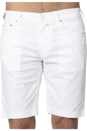 Jacob Cohen Hombre, Pantalones cortos, Blanco, Talla: W33