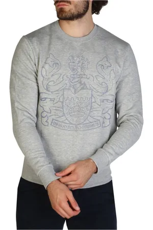 Aquascutum Hombre, Sudaderas, Gris, Talla: L