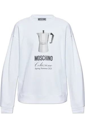 Moschino Hombre, Sudaderas, Blanco, Talla: M