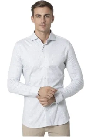 DESOTO Hombre, Camisas, Blanco, Talla: XL