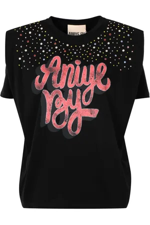 ANIYE BY Mujer, Camisetas, Negro, Talla: S