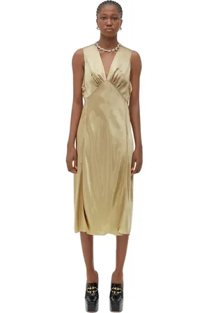 Bottega Veneta Mujer, Vestidos, Amarillo, Talla: S