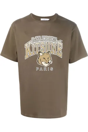 Maison Kitsuné Hombre, Camisetas, Verde, Talla: M