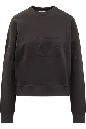 Chiara Ferragni Mujer, Sudaderas, Negro, Talla: S