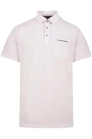 MOORER Hombre, Camisetas, Blanco, Talla: 3XL