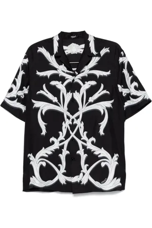 VERSACE Hombre, Camisas, Negro, Talla: L