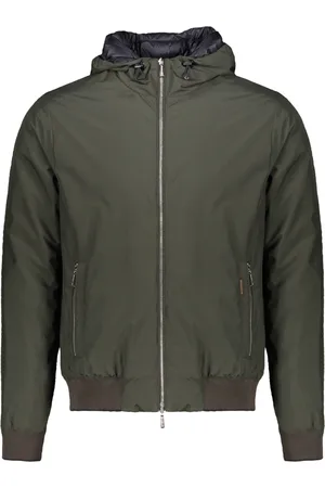MOORER Hombre, Chaquetas, Verde, Talla: S