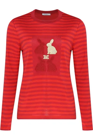 Max Mara Mujer, Camisetas, Rojo, Talla: L