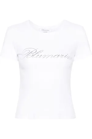 BLUMARINE Mujer, Camisetas, Blanco, Talla: M