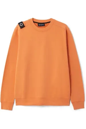 MA.STRUM Hombre, Sudaderas, Naranja, Talla: L