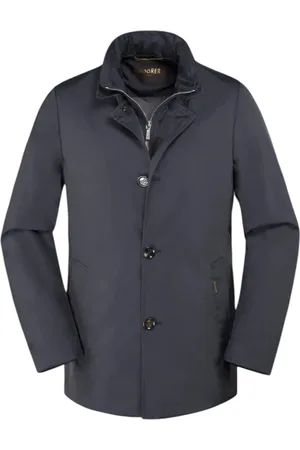 MOORER Hombre, Chaquetas, Azul, Talla: 4XL