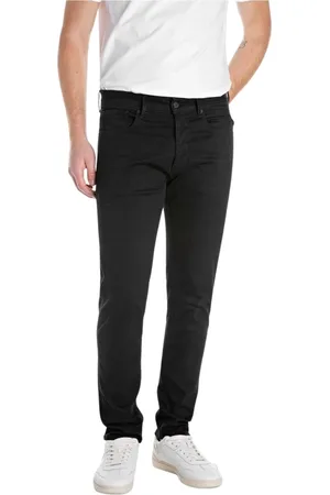 Replay Hombre, Vaqueros, Negro, Talla: W33
