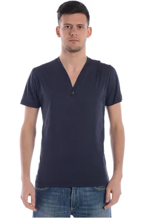 D.A. Daniele Alessandrini Hombre, Camisetas, Azul, Talla: S