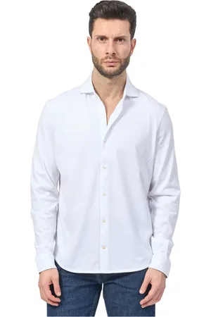 ECOALF Hombre, Camisas, Blanco, Talla: 2XL