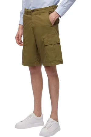 Brooks Brothers Hombre, Pantalones cortos, Verde, Talla: W32