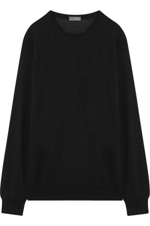 DRUMOHR Hombre, Jerseys, Negro, Talla: L