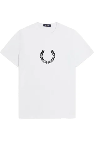 Fred Perry Hombre, Camisetas, Blanco, Talla: XL
