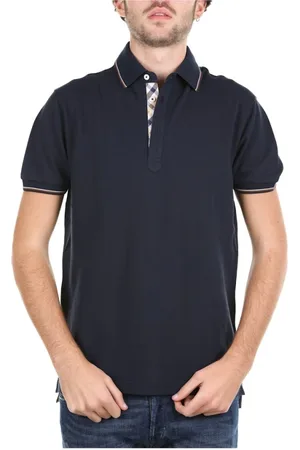 Aquascutum Hombre, Camisetas, Azul, Talla: M