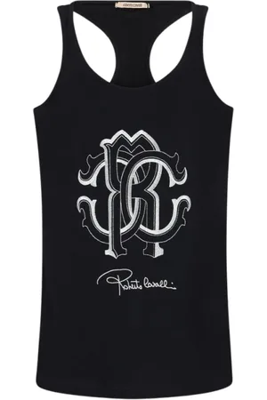 Roberto Cavalli Mujer, Camisetas, Negro, Talla: L