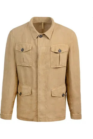 Lubiam Hombre, Chaquetas, Marrón, Talla: M