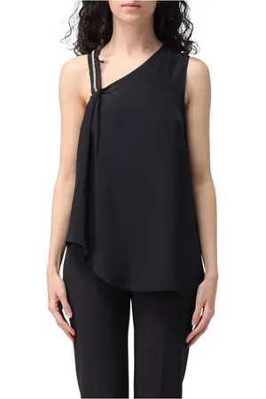 Liu Jo Mujer, Camisetas, Negro, Talla: 2XS