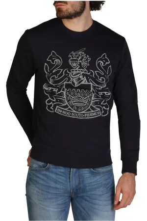 Aquascutum Hombre, Sudaderas, Azul, Talla: 2XL