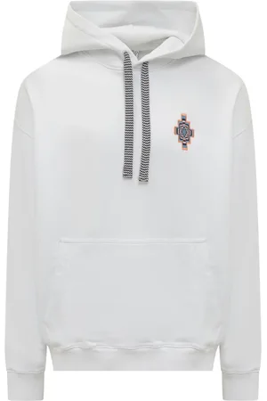 MARCELO BURLON Hombre, Sudaderas, Blanco, Talla: L