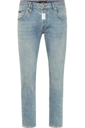 Philipp Plein Hombre, Vaqueros, Azul, Talla: W36