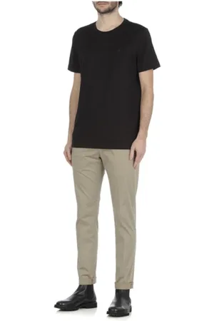 Dondup Hombre, Camisetas, Negro, Talla: 2XL