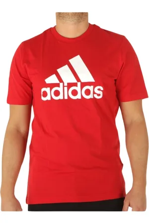 adidas Hombre, Camisetas, Rojo, Talla: L